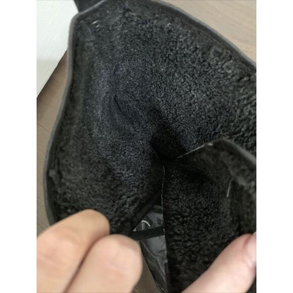 Lucky Brand Womens Solid Black Insulated Low Heel Lace Up Ankle Boots 6.5 - Picture 7 of 9